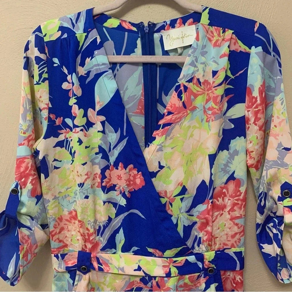 Yumi Kim Tropical Fiesta Floral Romper Size Small - Picture 4 of 13
